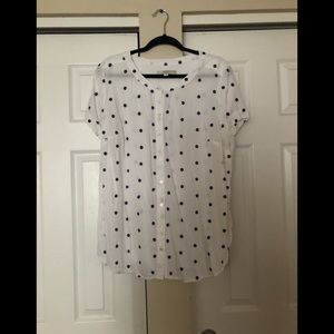 LOFT button up t shirt